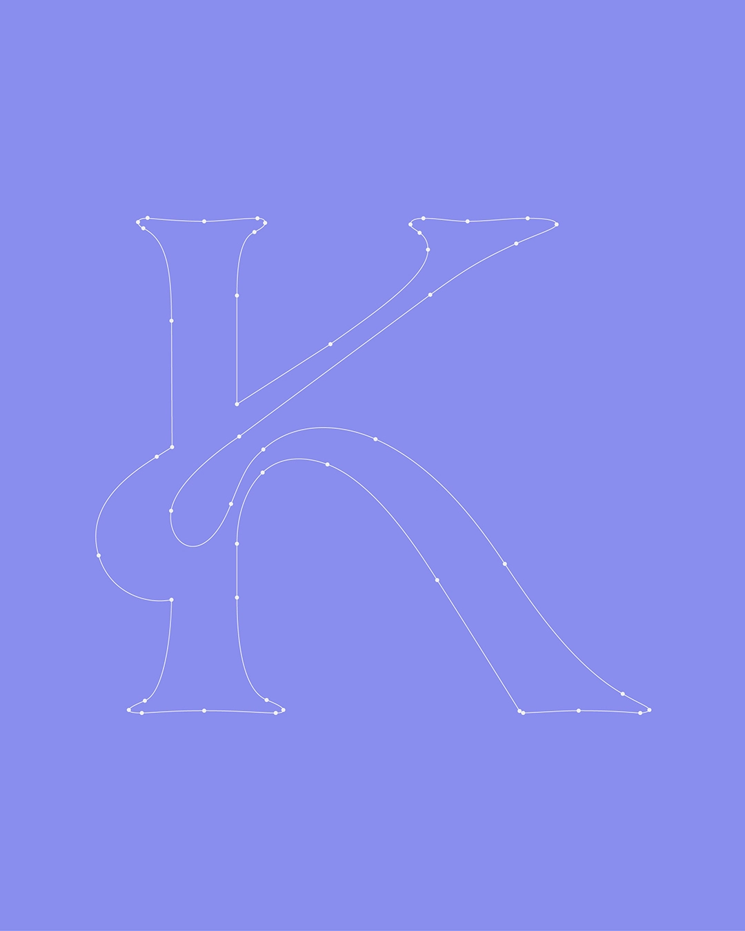 Construction lettre K logo KYMSSIA – branding cosmétique - Sable Noir