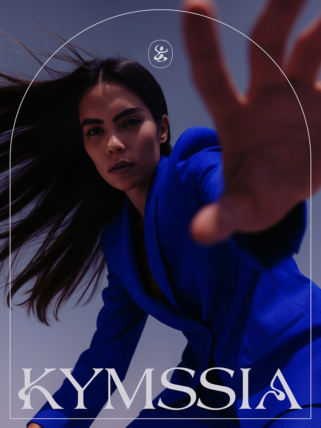 Visuel éditorial KYMSSIA Beauté et bien-être – branding cosmétique - Sable Noir